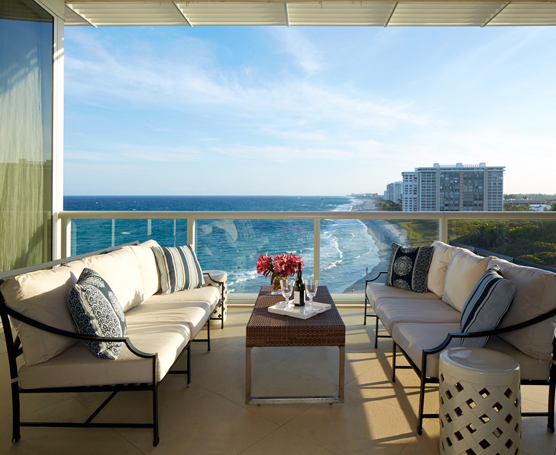 Terrace off master bedroom and living room.